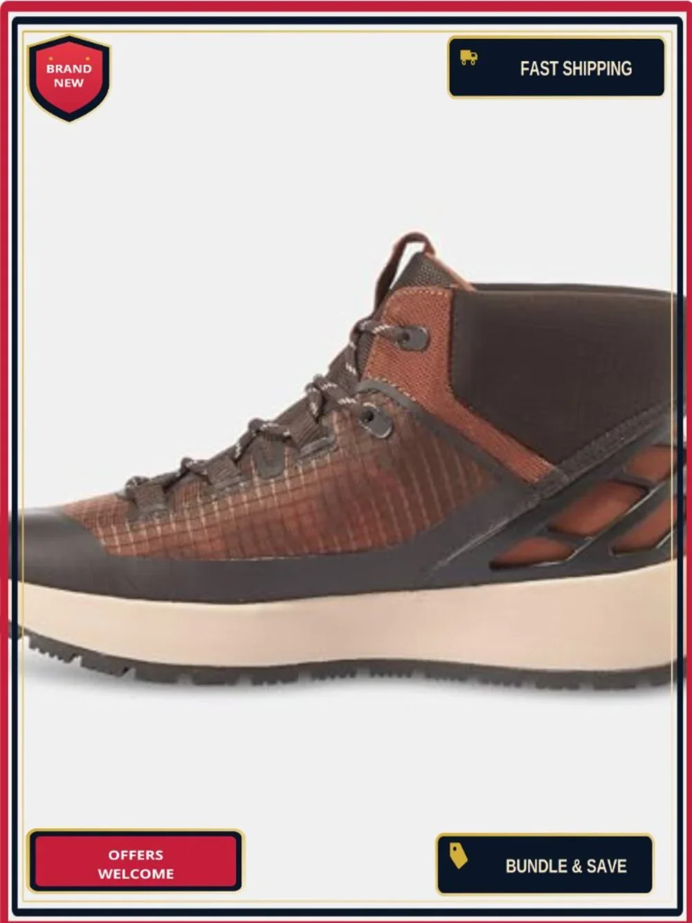 Kizik Wasatch Mid Slip-On Hiking Boots Men Women Hands-Free Durable Rubber